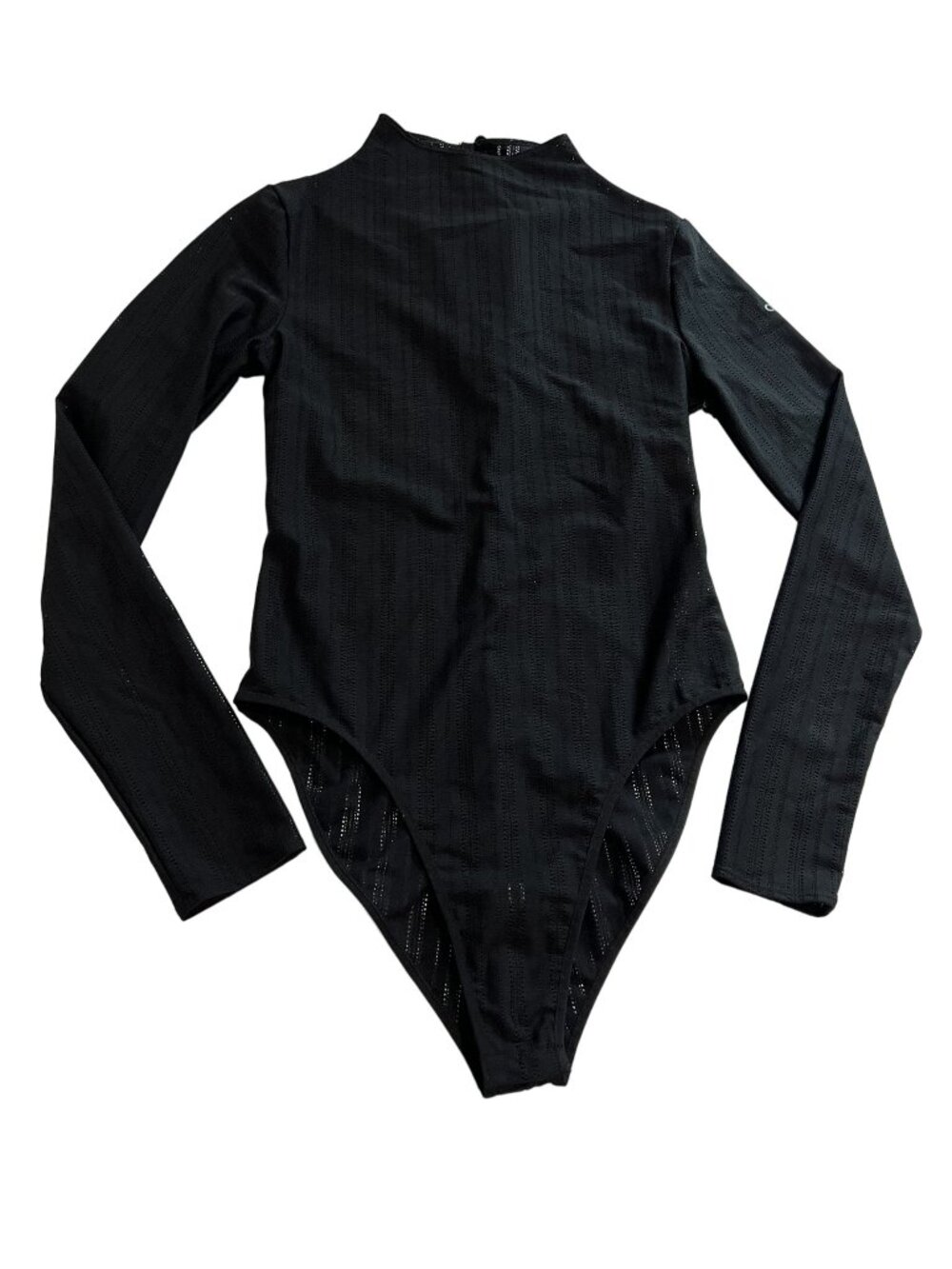 ALO Yoga Euphoria Long Sleeve Bodysuit in Black